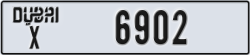 dubai - code - X - number -6902