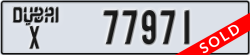 dubai - code - X - number -77971