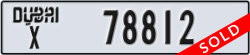 dubai - code - X - number -78812