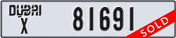 dubai - code - X - number -81691