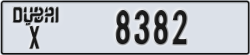 dubai - code - X - number -8303