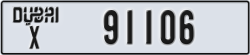 dubai - code - X - number -91106