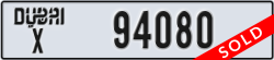 dubai - code - X - number -94080