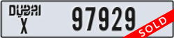 dubai - code - X - number -97929