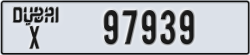 dubai - code - X - number -97939