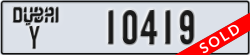 dubai - code - Y - number -10419