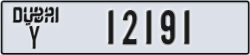 dubai - code - Y - number -12191