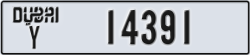 dubai - code - Y - number -14391
