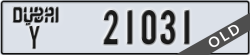 dubai - code - Y - number -21031
