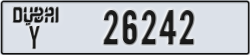dubai - code - Y - number -26242