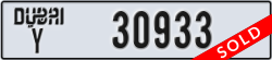 dubai - code - Y - number -30933