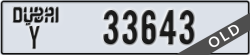 dubai - code - Y - number -33643
