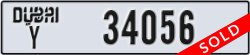 dubai - code - Y - number -34056