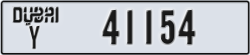 dubai - code - Y - number -41154