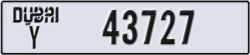 dubai - code - Y - number -43727