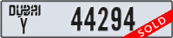 dubai - code - Y - number -44294
