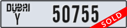 dubai - code - Y - number -50755