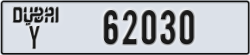 dubai - code - Y - number -62030
