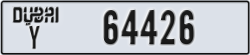 dubai - code - Y - number -64426