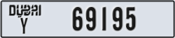 dubai - code - Y - number -69195