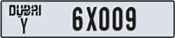 dubai - code - Y - number -6X009