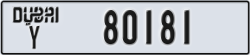 dubai - code - Y - number -80181
