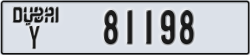 dubai - code - Y - number -81198