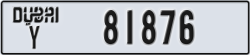 dubai - code - Y - number -81876