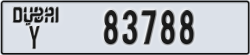 dubai - code - Y - number -83788