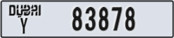 dubai - code - Y - number -83878