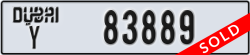 dubai - code - Y - number -83889