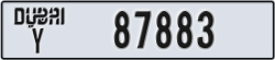 dubai - code - Y - number -87883
