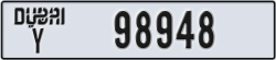 dubai - code - Y - number -98948