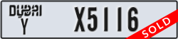 dubai - code - Y - number -X5116