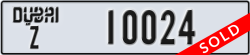 dubai - code - Z - number -10024