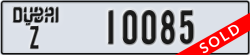 dubai - code - Z - number -10085