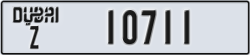 dubai - code - Z - number -10711
