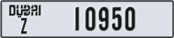 dubai - code - Z - number -10950