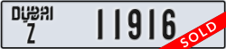 dubai - code - Z - number -11916