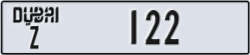 dubai - code - Z - number -122