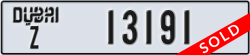 dubai - code - Z - number -13191