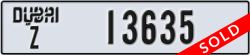 dubai - code - Z - number -13635