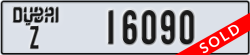 dubai - code - Z - number -16090