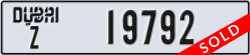 dubai - code - Z - number -19792