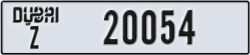 dubai - code - Z - number -20054