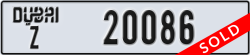 dubai - code - Z - number -20086