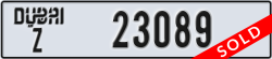 dubai - code - Z - number -23089