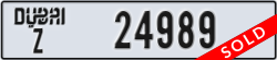 dubai - code - Z - number -24989