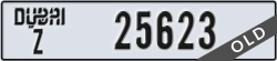 dubai - code - Z - number -25623