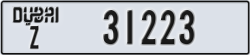 dubai - code - Z - number -31144